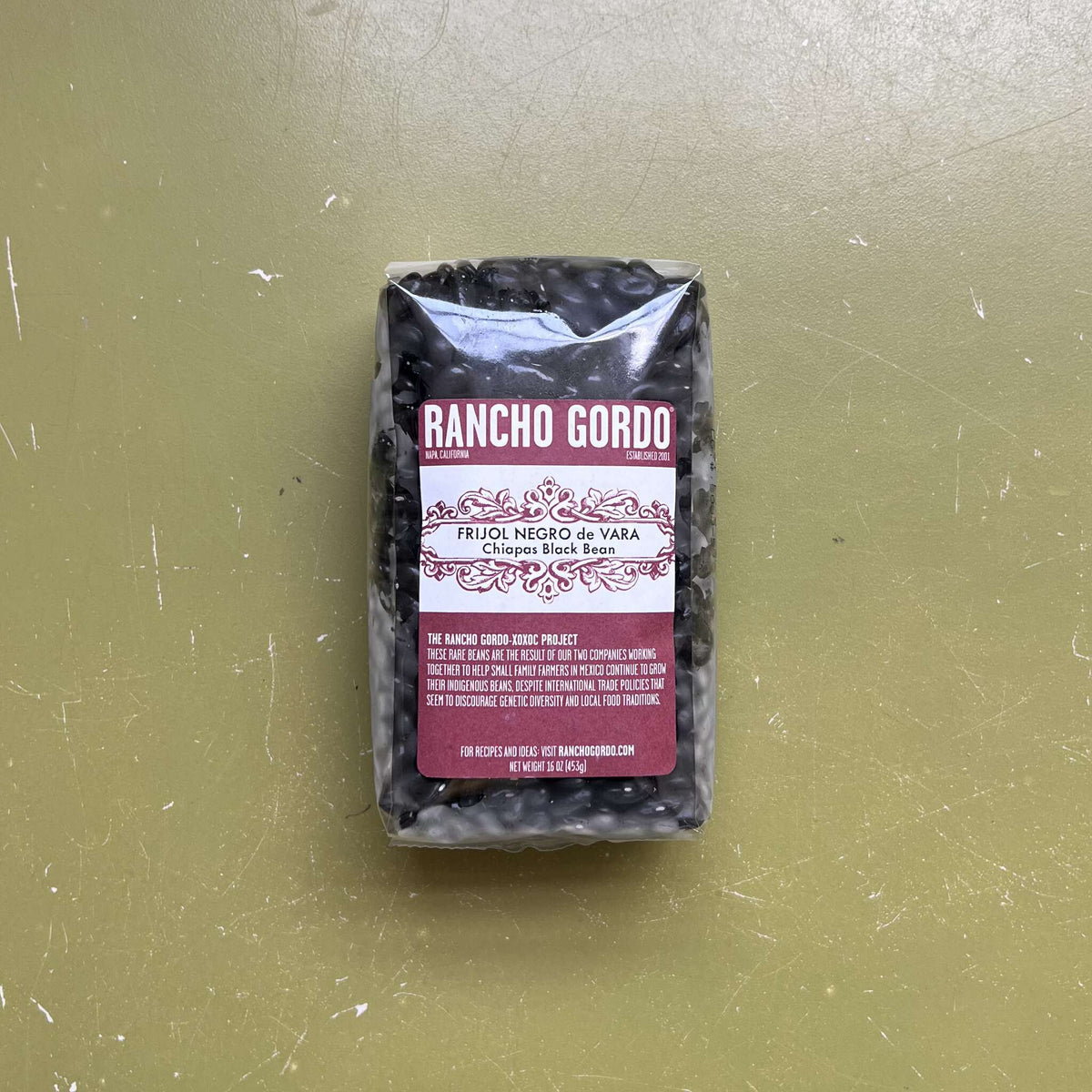 Bean Dried Chiapas Black [1lb], Rancho Gordo Community Supported Grocery